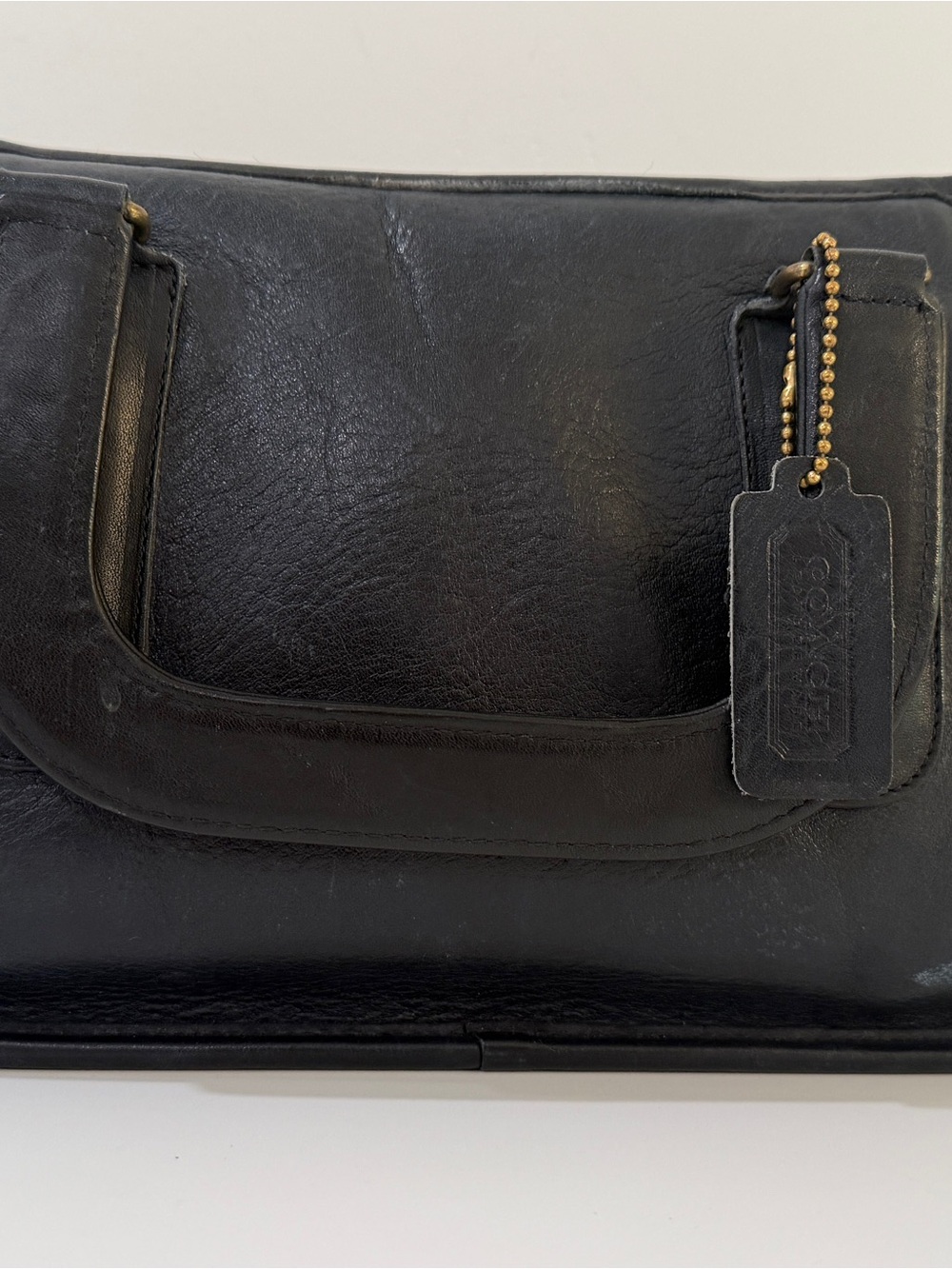 Vintage Coach NYC BONNIE CASHIN - navy 9425 slim satchel with original hangtag